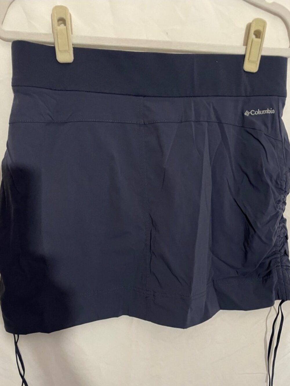 Skort with Side Drawstrings